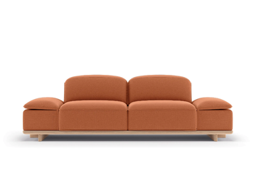 ADAM - 2 seater fabric sofa by Natuzzi Italia - view 3
